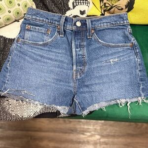 Levi's Classic Blue Jean Shorts